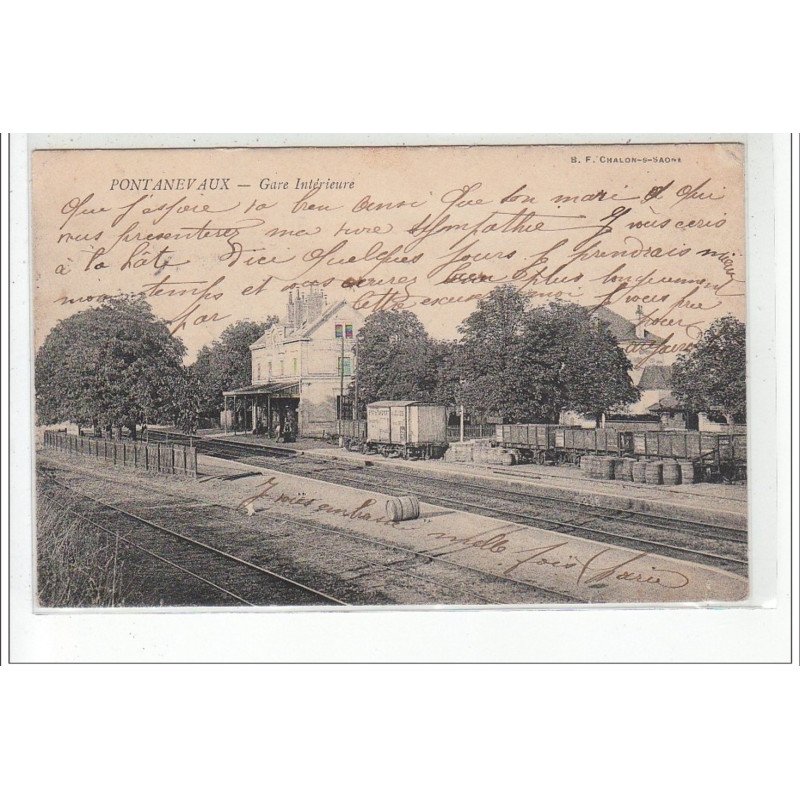 PONTANEVAUX - Gare intérieure - très bon état PONTANEVAUX - Gare intérieure - très bon état