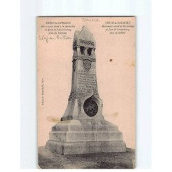 CRECY LA BATAILLE : Monument élevé à la mémoire de Jean de Luxembourg, Jean de Bohême - très bon état