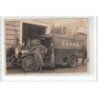 ROUEN - CARTE PHOTO - Camion et ses chauffeurs - très bon état