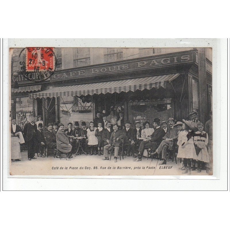 ELBEUF - Café de la Place du Coq - 95, rue de la Barrière près la Poste - très bon état