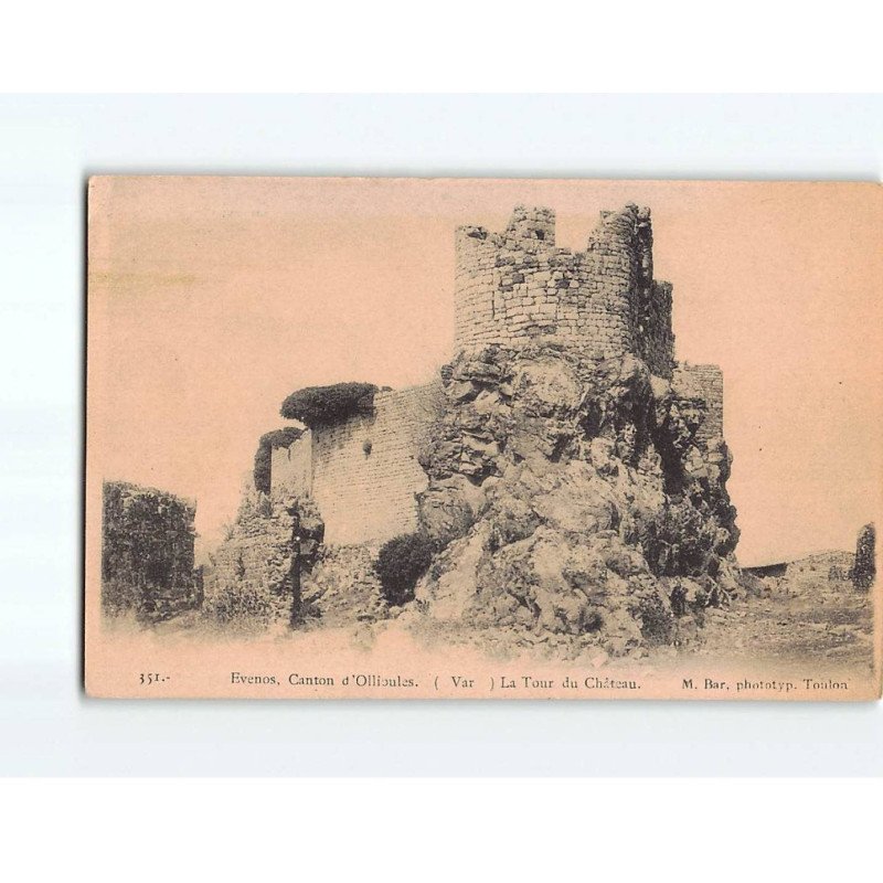 EVENOS : La Tour du Château - très bon état EVENOS : La Tour du Château - très bon état
