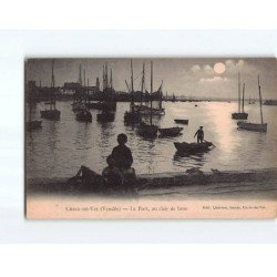 SAINT GILLES CROIX DE VIE : Le port, au clair de Lune - état