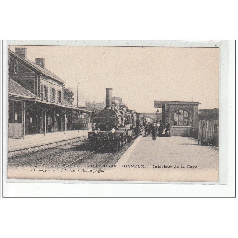 VILLERS BRETONNEUX - Intérieur de la Gare - très bon état