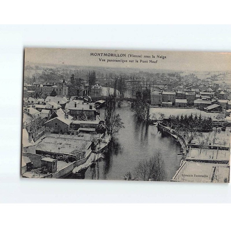 MONTMORILLON : Vue panoramique sur le pont Neuf - très bon état