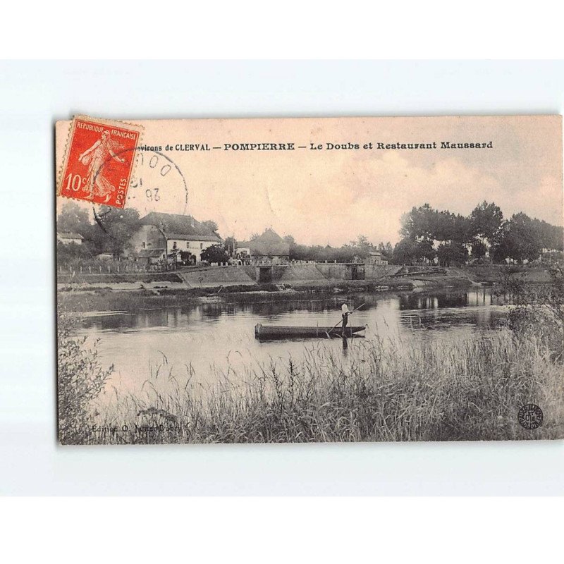 POMPIERRE : Le Doubs et Restaurant Maussard - très bon état POMPIERRE : Le Doubs et Restaurant Maussard - très bon état