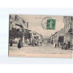 SAINT DIE : La rue du 10e bataillon, vue prise de la rue d'Alsace - état