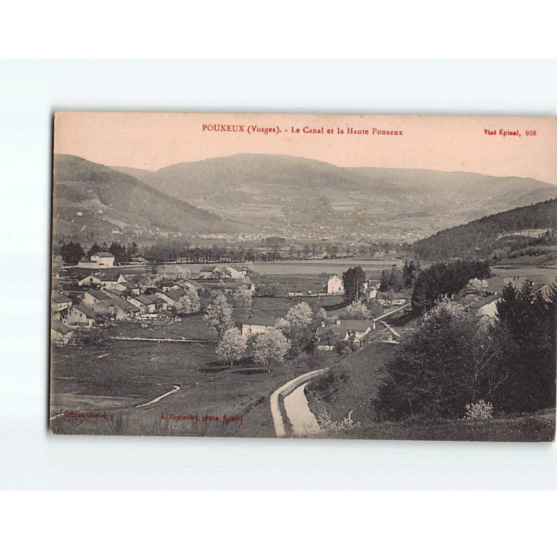POUXEUX : Le Canal et la Haute Pouxeux - très bon état POUXEUX : Le Canal et la Haute Pouxeux - très bon état
