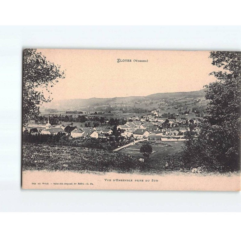 ELOYES : Vue d'ensemble prise du Sud - très bon état ELOYES : Vue d'ensemble prise du Sud - très bon état