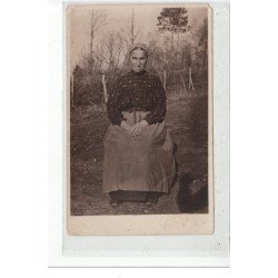 ORSAY - CARTE PHOTO - Portrait de femme - Paysanne - état
