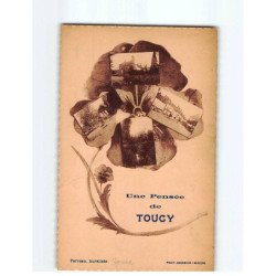 TOUCY : Carte Souvenir - très bon état