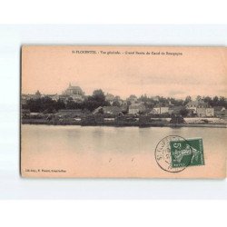 SAINT FLORENTIN : Vue générale, Grand Bassin du Canal de Bourgogne - état
