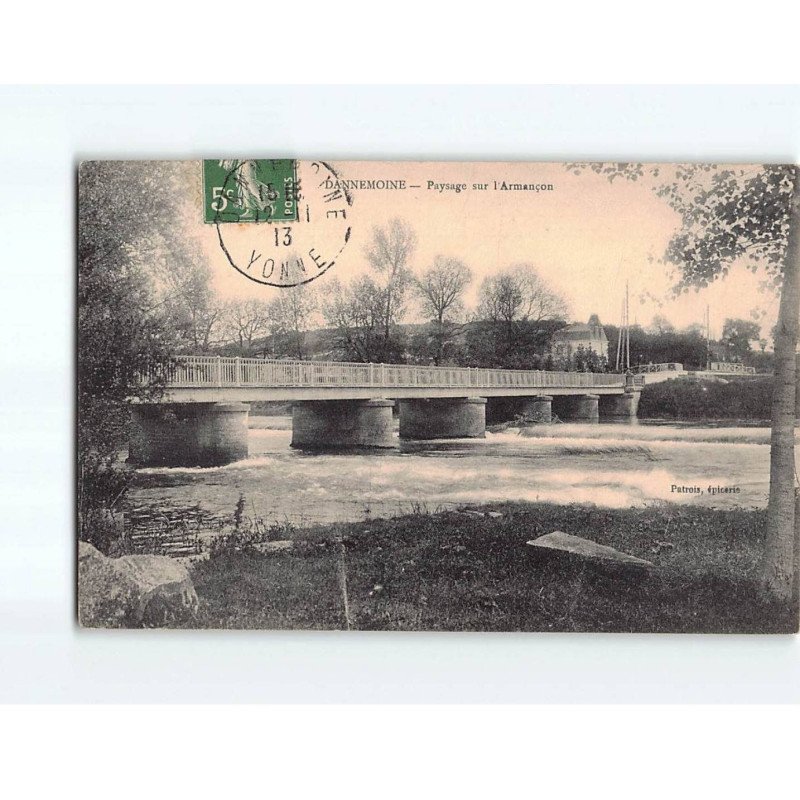 DANNEMOINE : Paysage sur l'Armançon - état DANNEMOINE : Paysage sur l'Armançon - état