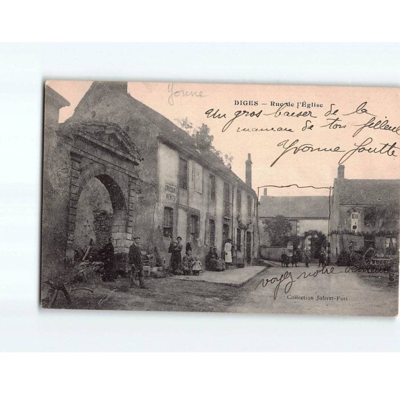 DIGES : Rue de l'Eglise - état DIGES : Rue de l'Eglise - état