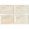 SAINT REMY DES ALPILLES - Lot de 4 CARTES PHOTOS + pochette - MILITAIRES - 1934 - très bon état