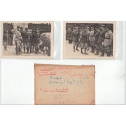 ARAMON MONTFRIN - Lot de 2 CARTES PHOTOS + pochette - MILITAIRES - très bon état