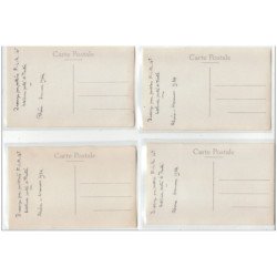 ARAMON - Lot de 4 CARTES PHOTOS + pochette - MILITAIRES - très bon état