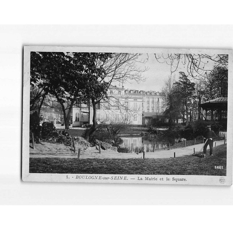 BOULOGNE : La Mairie et le Square - état