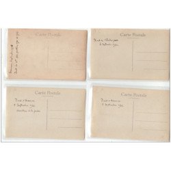 ARAMON - Lot de 9 CARTES PHOTOS + pochette - MILITAIRES - très bon état