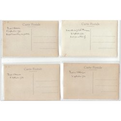 ARAMON - Lot de 9 CARTES PHOTOS + pochette - MILITAIRES - très bon état