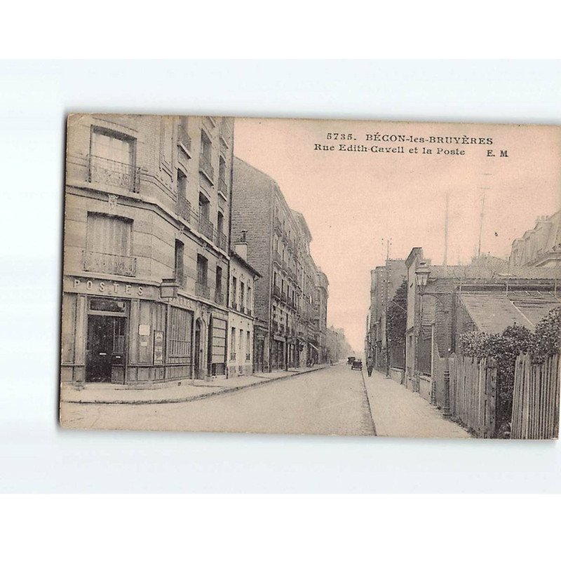 BECON : Rue Edith Cavell et la Poste - très bon état