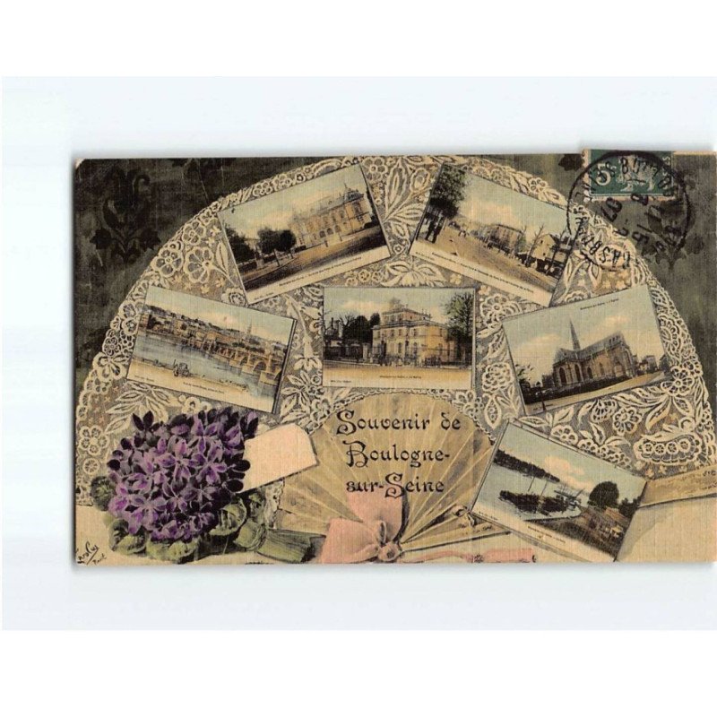 BOULOGNE SUR SEINE : Carte Souvenir - très bon état BOULOGNE SUR SEINE : Carte Souvenir - très bon état