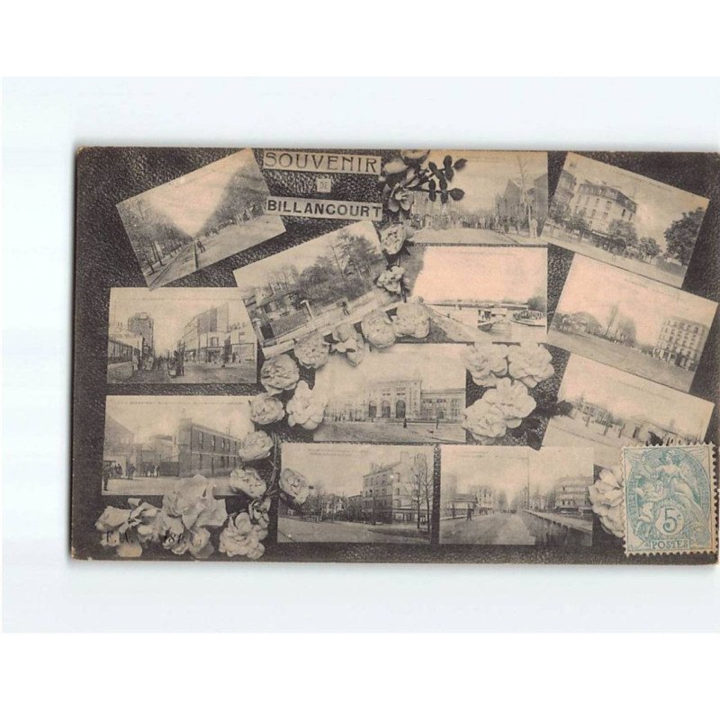 BOULOGNE BILLANCOURT : Carte Souvenir - état BOULOGNE BILLANCOURT : Carte Souvenir - état