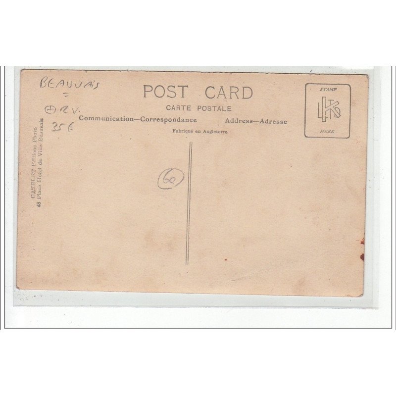 BEAUVAIS - CARTE PHOTO - Jour de Fête - Défilé - très bon état