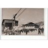 MEGEVE - CARTE PHOTO - Hôtel le Tremplin - Téléphérique - 1940 - très bon état