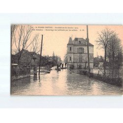 SAINT MAUR CRETEIL : Inondations de 1910, Villa Schaken, sauvetage des habitants par les soldats - très bon état