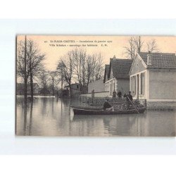 SAINT MAUR CRETEIL : Inondations de 1910, Villa Schaken, sauvetage des Habitants - très bon état