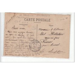 LA CHAPELLE GAUTIER ou MORMANT (?) - CARTE PHOTO - Boucherie Charcuterie Billard -  état