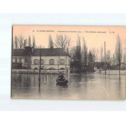 SAINT MAUR CRETEIL : Inondations de 1910, Villa Schaken submergée - très bon état