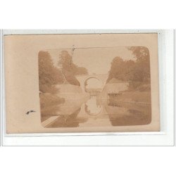 MEAUX : carte photo de l'entrée du canal de CHALIFERT- (écluse) - très bon état