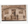 AMIENS - CARTE PHOTO - Café du Palais, rue Robert de Luzarche - Maison Eudeline - très bon état