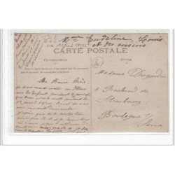 AMIENS - CARTE PHOTO - Café du Palais, rue Robert de Luzarche - Maison Eudeline - très bon état