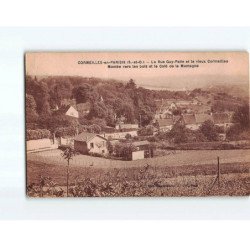 CORMEILLES EN PARISIS : La rue Guy-Patin et le vieux Cormeilles, Montée vers le bois et le café de la Montagne - état