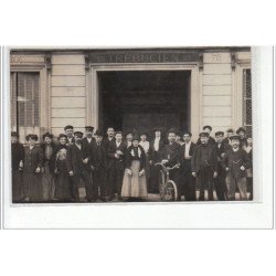 PARIS - CARTE PHOTO - Ets Trébucien - Café - 25, Cours de Vincennes - très bon état