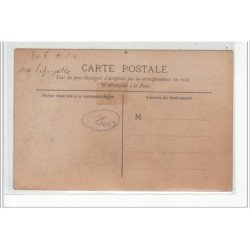 PARIS - CARTE PHOTO - Café """"A Jeanne d'Arc"""" - Rue Lafayette - très bon état