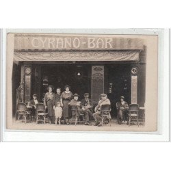 PARIS - CARTE PHOTO  - Cyrano Bar - 3, rue Biot - très bon état