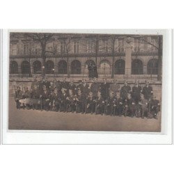 PARIS - CARTE PHOTO  - TUILERIES - MILITAIRES - très bon état