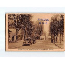 SOISSONS : Boulevard Jeanne d'Arc et Place Saint-Christophe - état
