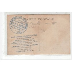 PARIS - CARTE PHOTO - République Libre du 4è arrondissement - A. Sabatier, président d'honneur - très bon état