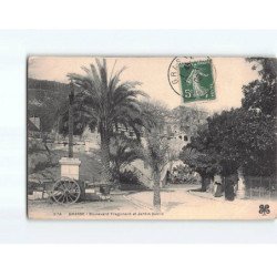 GRASSE: Boulevard Fragonard et Jardin Public - état