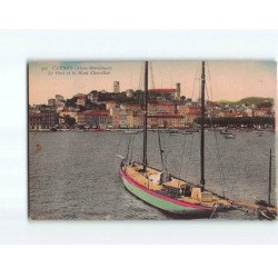 CANNES: Le port et le mont Chevalier - très bon état