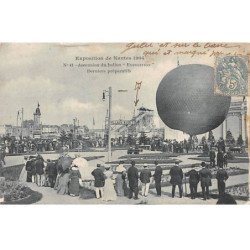 NANTES - Exposition de Nantes 1904 - Ascension du Ballon " Exposition " - état