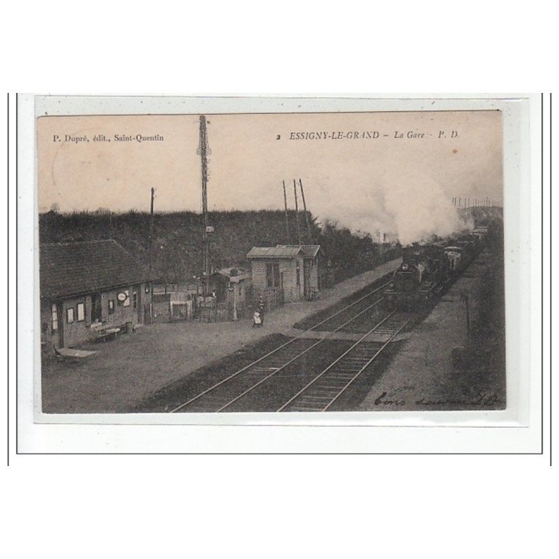 ESSEIGNY-LE-GRAND : La gare - tres bon etat