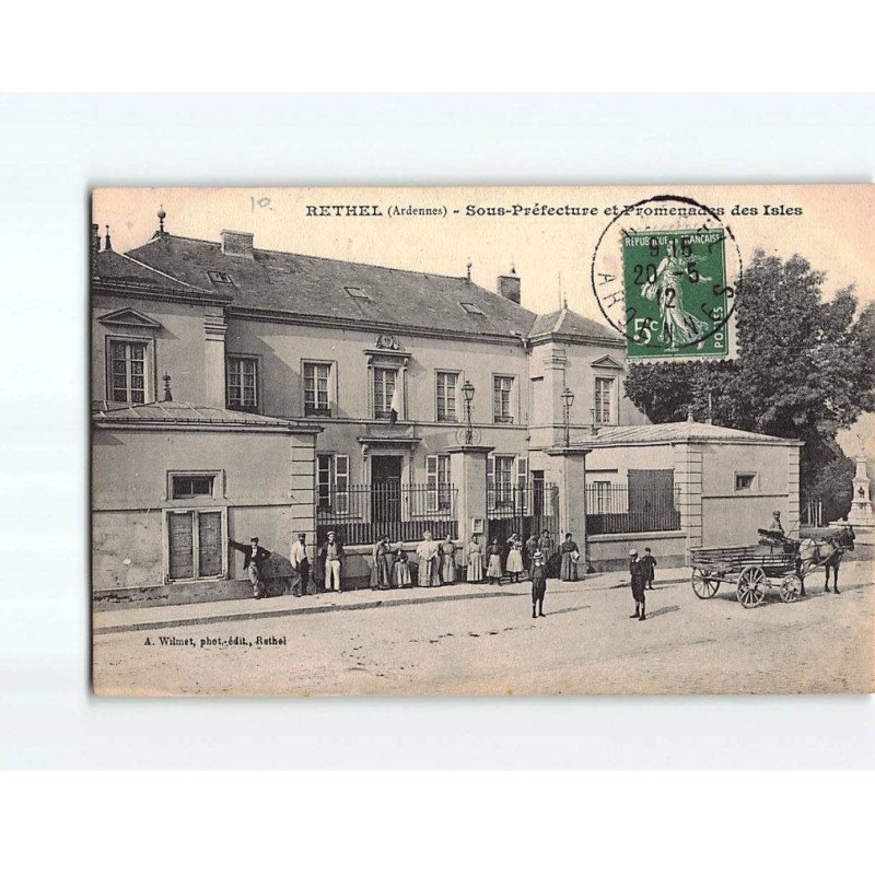 RETHEL: Sous-Préfecture et Promenades des Isles - très bon état RETHEL: Sous-Préfecture et Promenades des Isles - très bon état