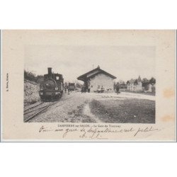 DAMPIERRE SUR SALON : la gare du tramway - bon état (2 légères taches au recto)
