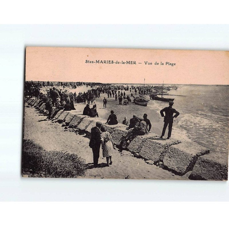 SAINTES MARIES DE LA MER : Vue de la Plage - très bon état