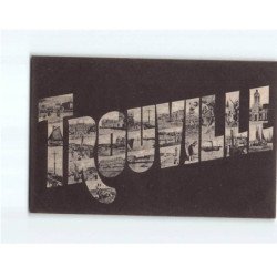 TROUVILLE : Carte Souvenir - état ( partiellement décollé )